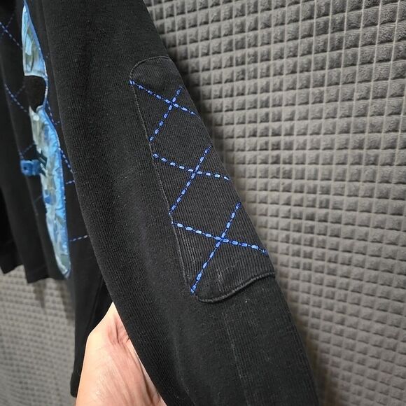 RARE Johnny Blaze Sweatshirt VTG Lg 90s Y2K Street Punk Hip Hop Skater Emo Goth - Picture 8 of 16